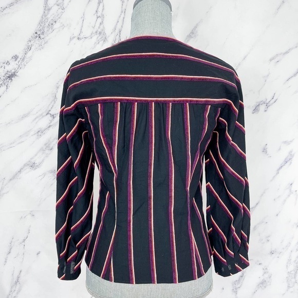 Intermix | Lexi Striped Top | Sz 4 - Picture 8 of 11